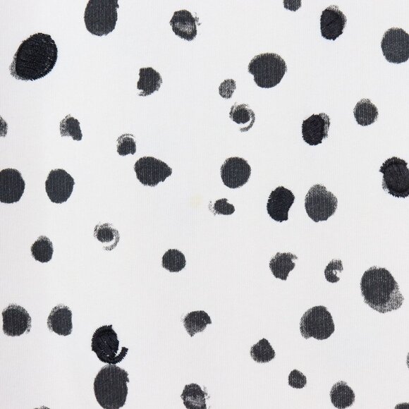 & Other Stories Crewneck Sweatshirt Womens Size‎ 4 White Polka Dot Embroidered - Picture 6 of 7